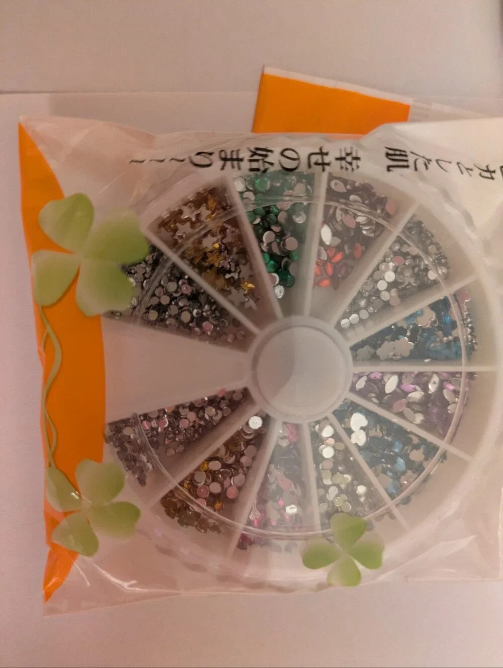 Bundle Of Nail Art Deco Supplies Rhinestones Sparkles NWT